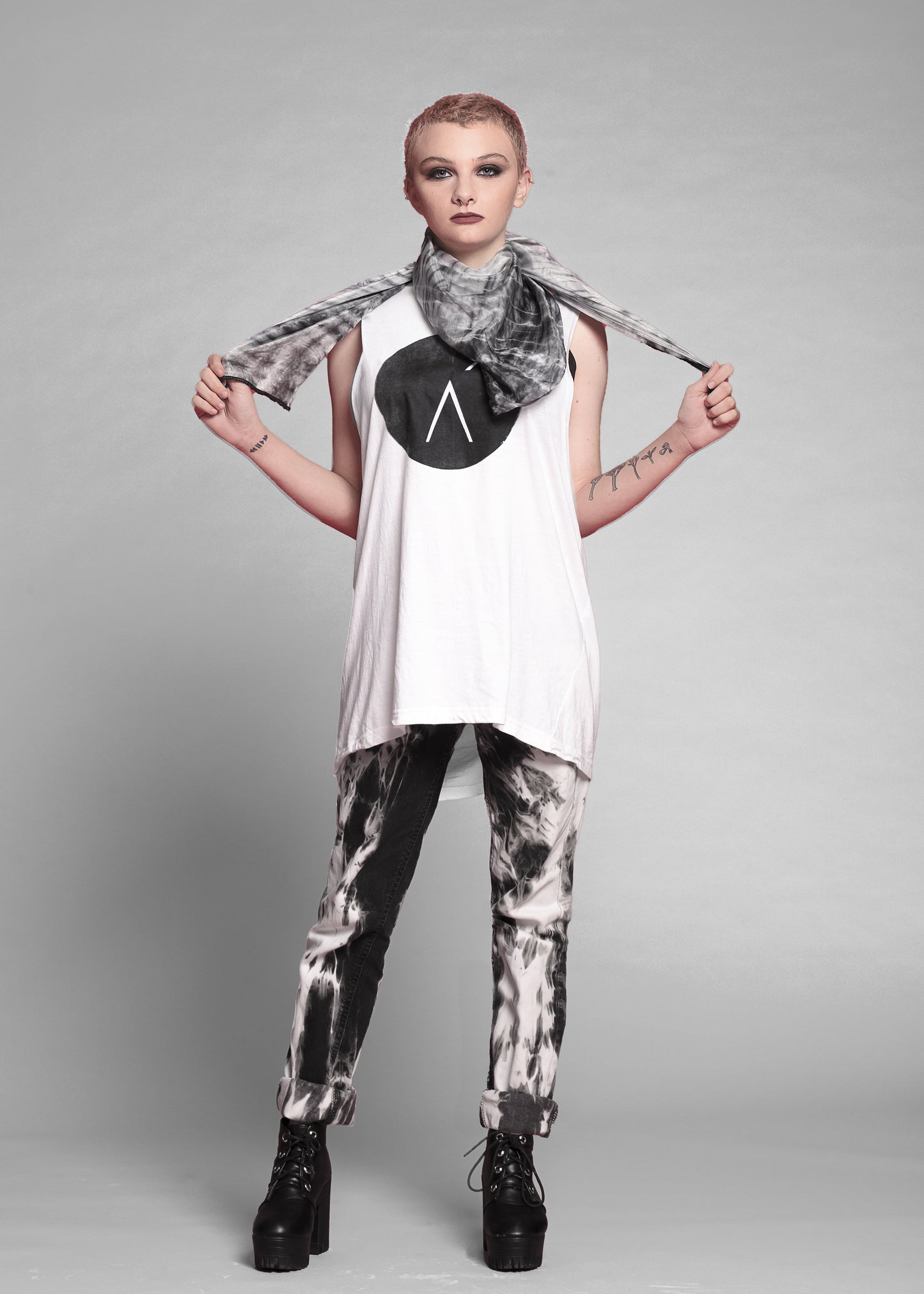 Acid Angel tie dye bleach Skinny jeans | Size S