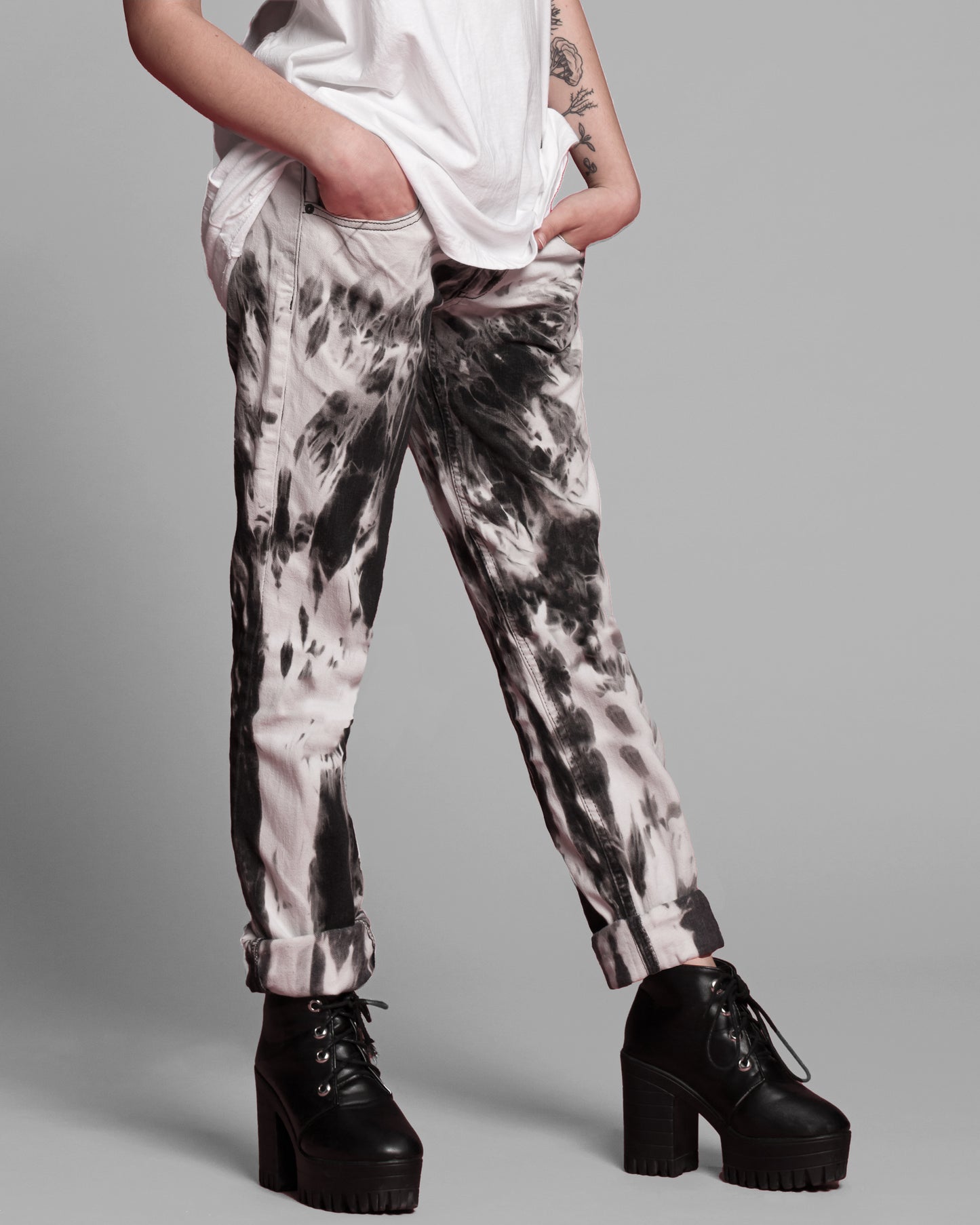 Acid Angel tie dye bleach Skinny jeans | Size S
