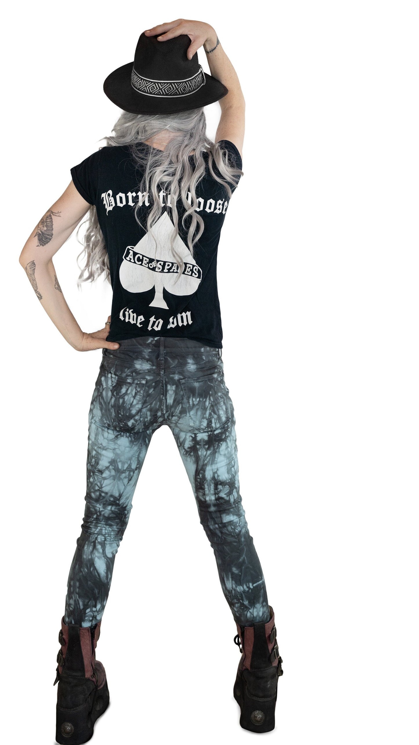 low rise jeans tie dye jeans tie dye pants rocker jeans | 2000's jeans punk jeans skinny jeans | recycled clothing upcycled denim rave wear
