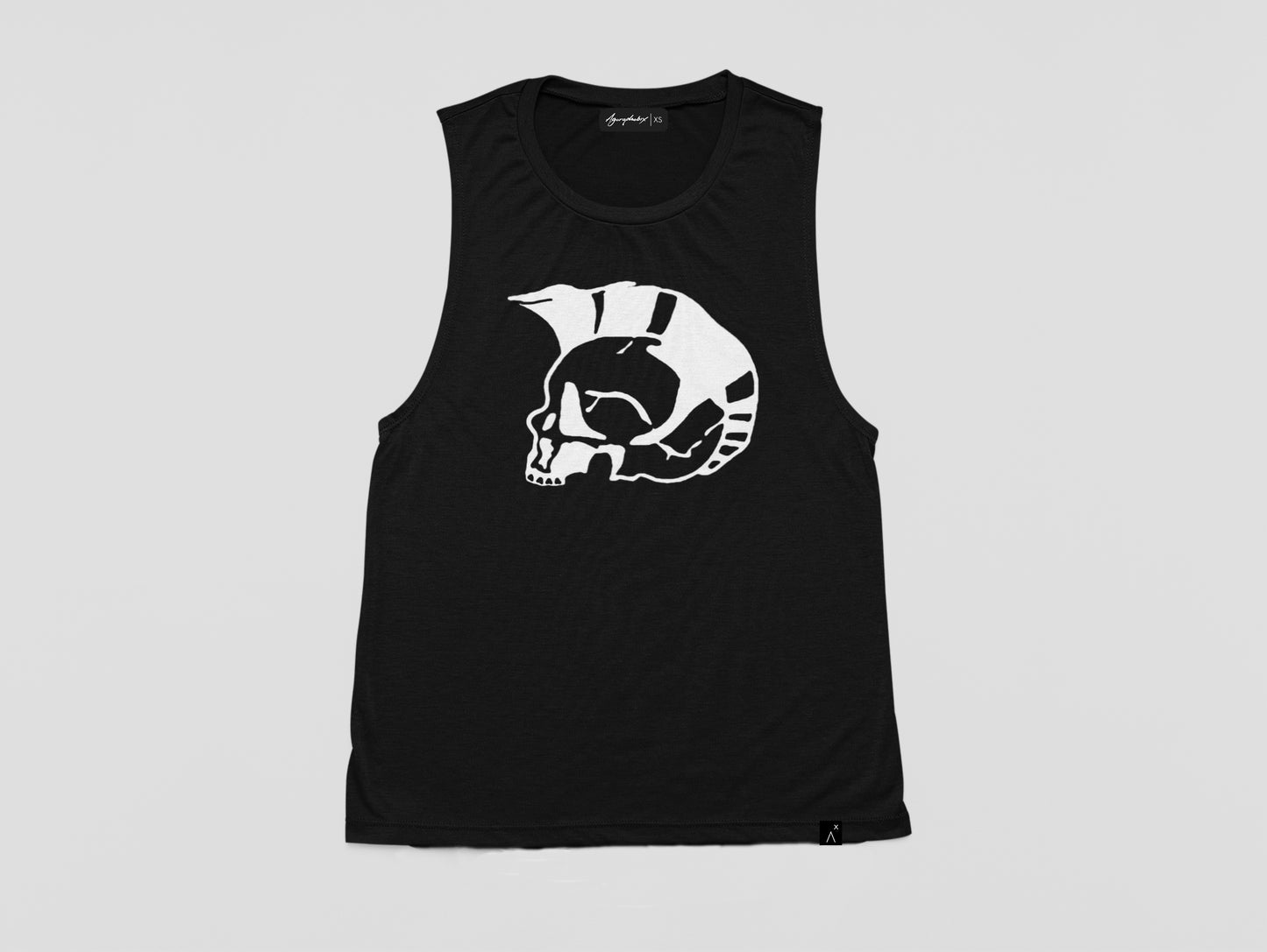 Oi! Mohawk Skull print streetwear boy beater top