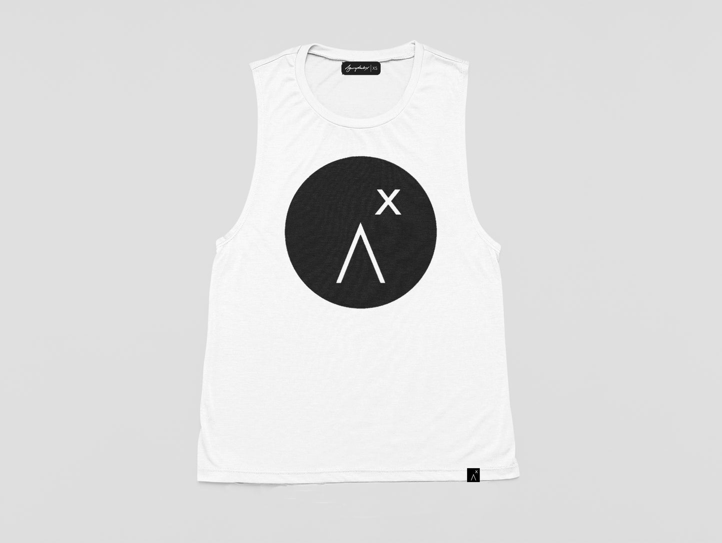 Logo print streetwear boy beater top