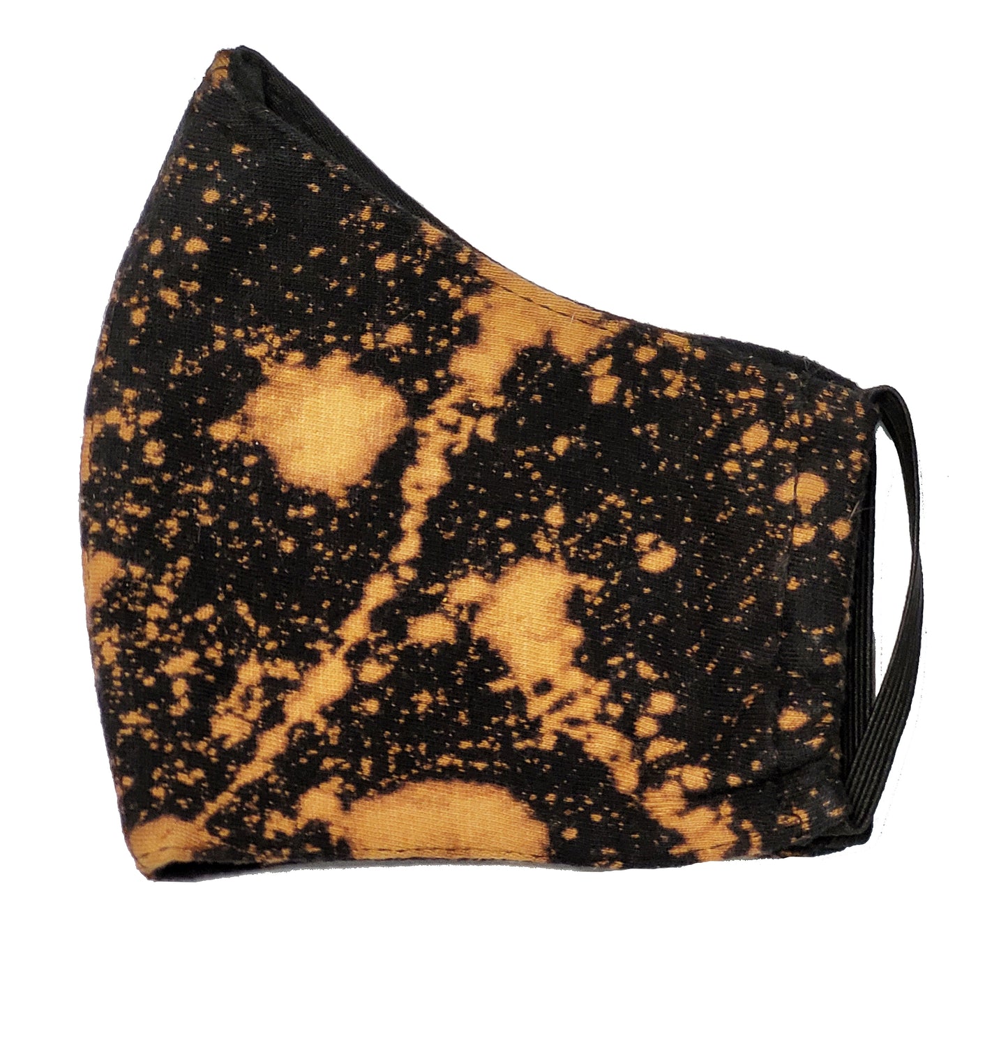 Bleach splatter print face mask