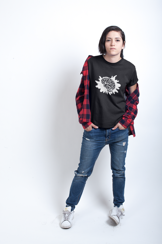 Splatter brain print T shirt | Unisex