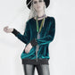 Rockstar velvet oversize pullover  jumper | Unisex