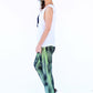 Acid green spray paint splatter jeans | Unisex size L