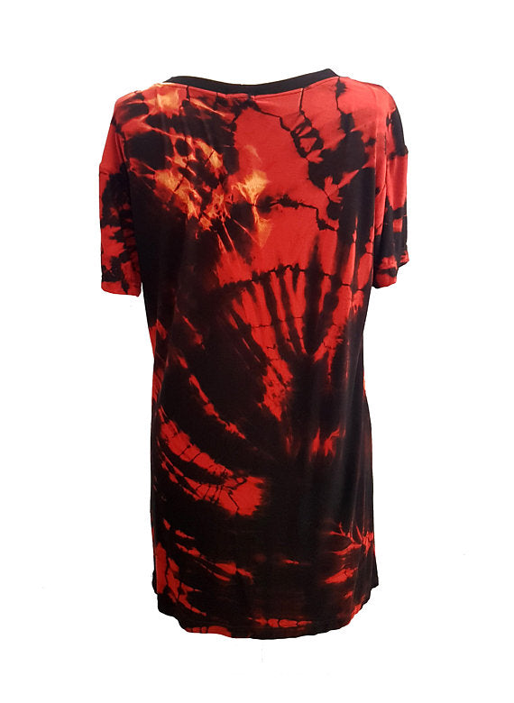 The Perfect T shirt mini dress | In Bleach tie dye