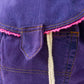 My purple denim backpack jeans bag