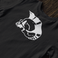 Punk skull print t shirt