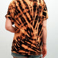 All Twisted Up Acid Wash tie dye T shirt in Tiger Blood