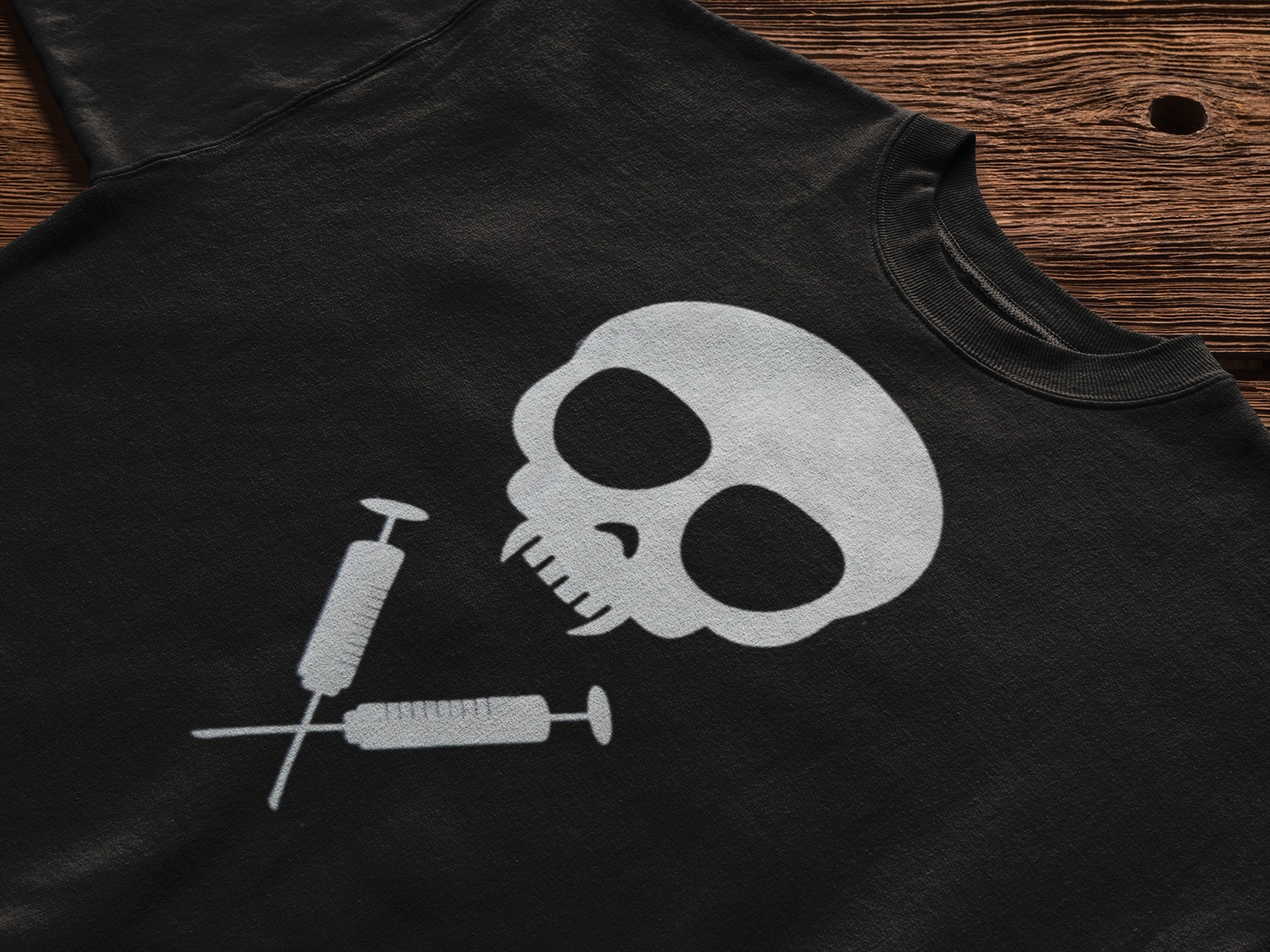 Vampire skull print tee