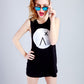My Logo oversize long tank top | muscle tank streetwear graphic tee biker shirt| gift for him handmade tank top