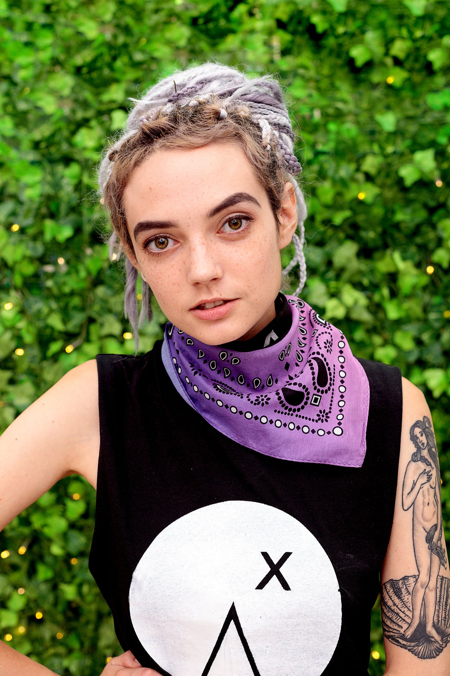 Gradient pink purple bandana scarf cotton silk bandana | custom bandana square silk scarf | designer bandana headband