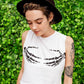 Death Grip skeleton hand shirt skeleton tshirt goth crop top | muscle tank women | aesthetic clothing Halloween skeleton misfits
