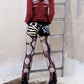 Accessorize Agoraphobix double layered tattered & torn tights fishnet leggings