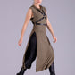 Charcoal Gray hooded tunic post apocalyptic clothing | cosplay hoodie steampunk dress | alternative clothing festival clothing |