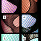 Accessorize Agoraphobix double layered tattered & torn tights fishnet leggings