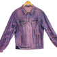 Youth graffiti jacket hand painted denim jacket| hand painted jacket custom denim jacket | sustainable clothing size L