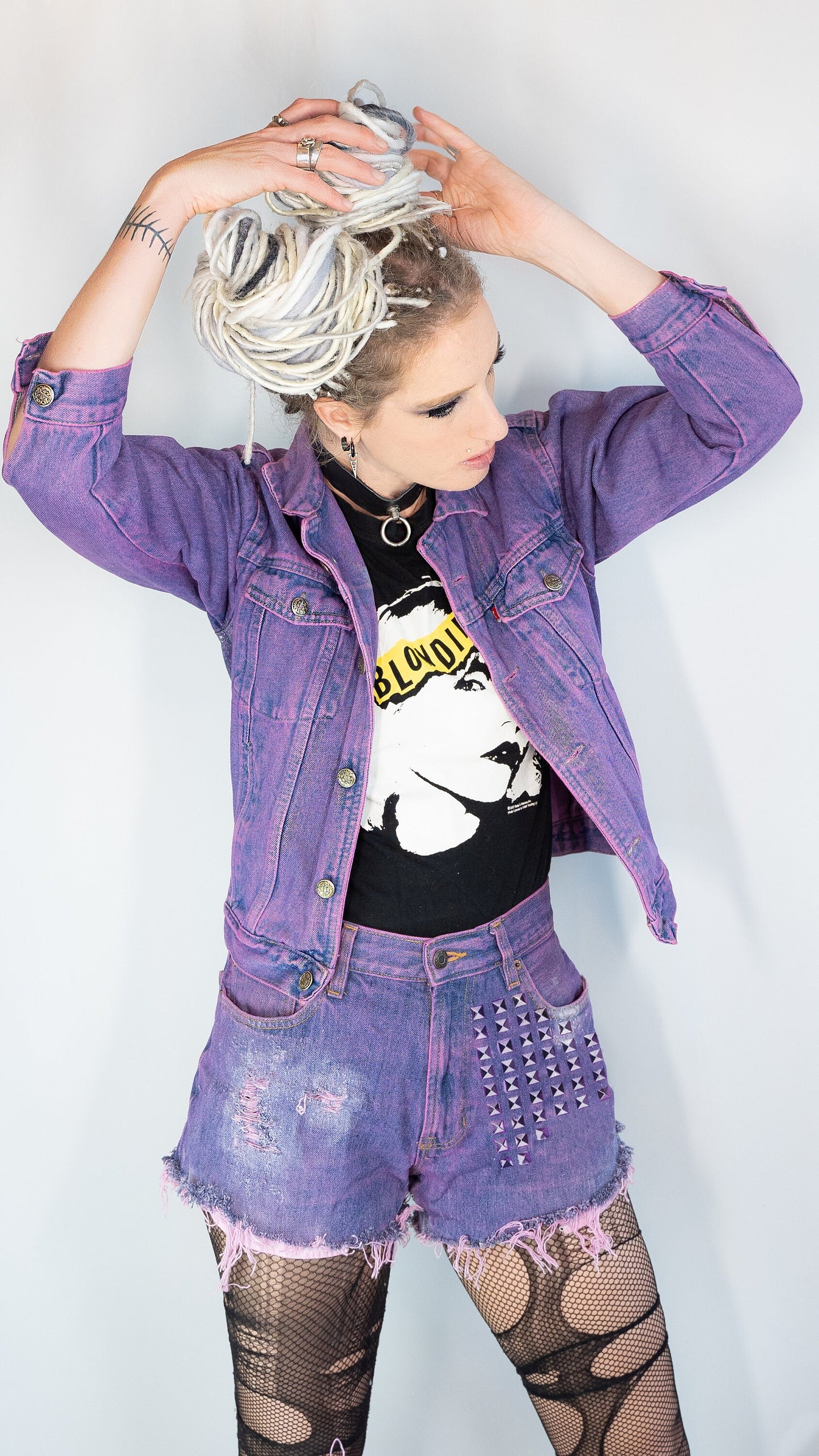Youth glitter jacket hand painted jacket hand painted denim jacket | graffiti jacket custom denim jacket | sustainable clothing size S