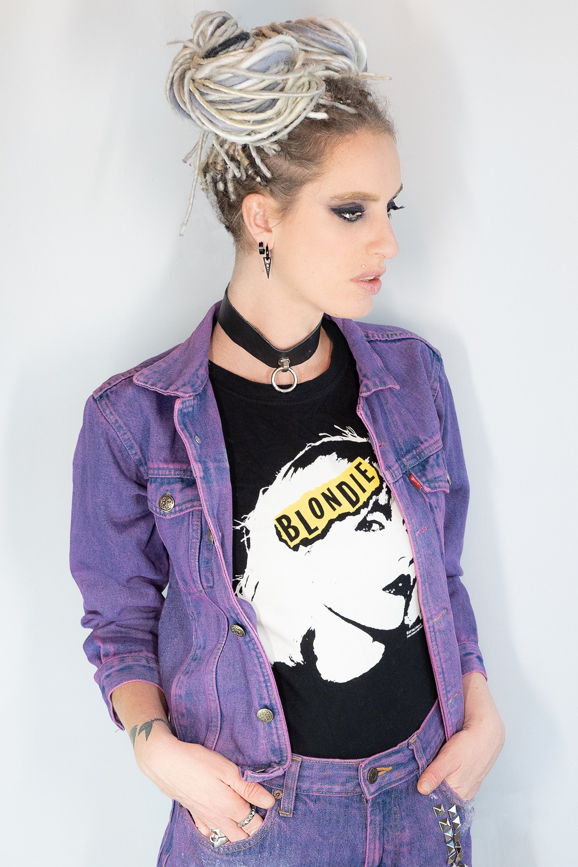 Youth glitter jacket hand painted jacket hand painted denim jacket | graffiti jacket custom denim jacket | sustainable clothing size S
