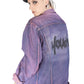 Youth graffiti jacket hand painted denim jacket| hand painted jacket custom denim jacket | sustainable clothing size L