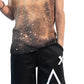Youth bleached shirt acid wash muscle tank top | Unisex reverse tie dye paint splatter punk tank top | punk shirt grunge clothing
