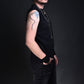 Unisex fishnet top neoprene top goth tank top fishnet shirt | mesh top see through top black mesh shirt muscle top