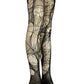 Plus Size Skull Ripped Tights Goth Fishnet Tights Dark Witchy Leggings Alternative Grunge Edgy Tattered Stockings