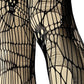 Skull Fishnet Tights Distressed Goth Tights Punk Rock Fishnets Alternative Festival Leggings Grunge Dark Fashion