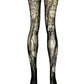 Plus Size Skull Ripped Tights Goth Fishnet Tights Dark Witchy Leggings Alternative Grunge Edgy Tattered Stockings