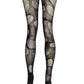 Spiderweb Tights Black Ripped Fishnet Tights Witchy Goth Leggings Gothic Rock Alternative Distressed Stockings