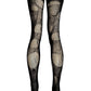 Moon Tights Witchy Leggings Gothic Moon Tights Dark Witch Fashion Lunar Print Leggings Pagan Clothing Alternative Goth Tights
