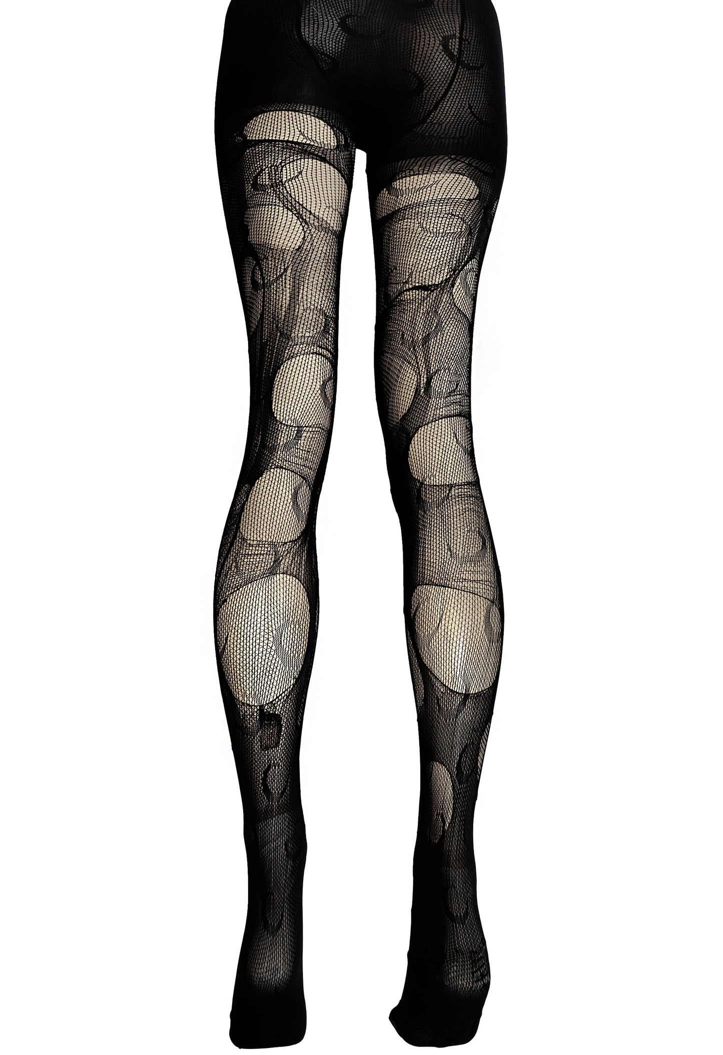 Moon Tights Witchy Leggings Gothic Moon Tights Dark Witch Fashion Lunar Print Leggings Pagan Clothing Alternative Goth Tights