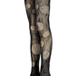 Moon Tights Witchy Leggings Gothic Moon Tights Dark Witch Fashion Lunar Print Leggings Pagan Clothing Alternative Goth Tights