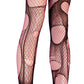 Accessorize Agoraphobix fishnet tights pink double layered tattered & torn tights fishnet leggings
