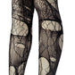 Spiderweb Tights Black Ripped Fishnet Tights Witchy Goth Leggings Gothic Rock Alternative Distressed Stockings