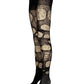 tattered & torn tights leopard fishnet tights goth tights sexy tights | fishnet stockings gothic tights | goth tights goth fishnet