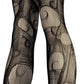 Moon Tights Witchy Leggings Gothic Moon Tights Dark Witch Fashion Lunar Print Leggings Pagan Clothing Alternative Goth Tights