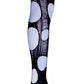 baby blue and black double layered torn fishnet stockings black fishnet tights fishnet leggings goth tights