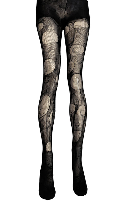 Moon Tights Witchy Leggings Gothic Moon Tights Dark Witch Fashion Lunar Print Leggings Pagan Clothing Alternative Goth Tights
