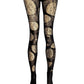 tattered & torn tights leopard fishnet tights goth tights sexy tights | fishnet stockings gothic tights | goth tights goth fishnet