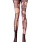 Accessorize Agoraphobix fishnet tights pink double layered tattered & torn tights fishnet leggings
