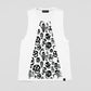 Unisex horror print skull top goth tank top | skull print biker shirt | skeleton print skeleton tshirt muscle top