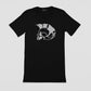 Handmade Glitter skull tee punk skull shirt | Unisex Halloween skull t shirt goth shirt cyberpunk clothing