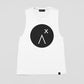 My Logo oversize long tank top | muscle tank streetwear graphic tee biker shirt| gift for him handmade tank top