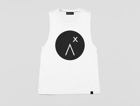 My Logo oversize long tank top | muscle tank streetwear graphic tee biker shirt| gift for him handmade tank top