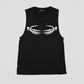 Death grip skeleton hand print punk shirt oversize tank top | halloween skeleton top cyberpunk clothing