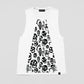 skull horror print goth tank top womens muscle tank | skull print biker shirt | skeleton print skeleton tshirt