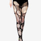 Accessorize Agoraphobix double layered tattered & torn tights fishnet leggings