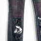 punk jeans crust punk pants embroidered jeans biker jeans | patchwork jeans streetwear pants ripped jeans men | goth pants goth jeans