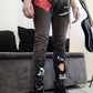 punk jeans crust punk pants embroidered jeans biker jeans | patchwork jeans streetwear pants ripped jeans men | goth pants goth jeans
